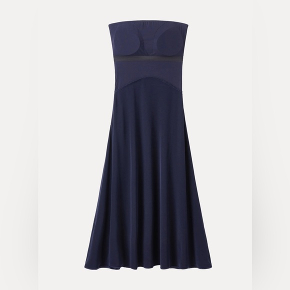 Milky Waves Acetate
Midnight Acetate Non-slip Strapless Midi Brami Dress - Picture 9 of 11